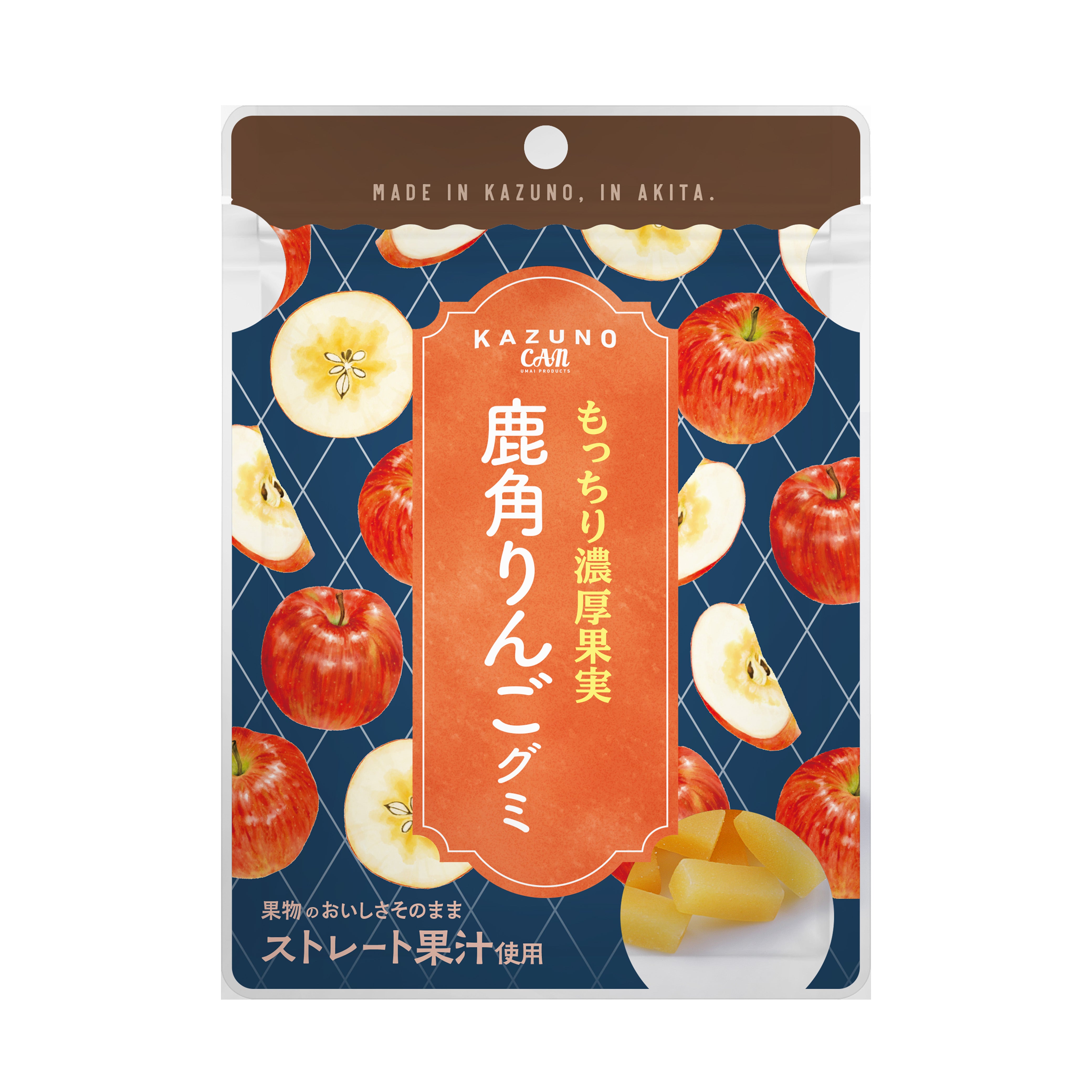 かくりんご もっちり濃厚果実 鹿角りんごグミ 45g – Terroir to Table
