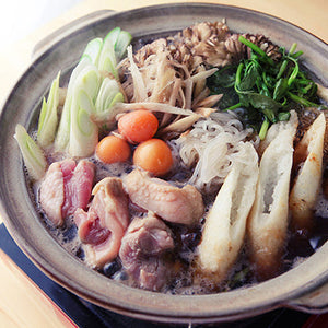 比内地鶏ガラのきりたんぽ鍋