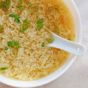 簡単！比内地鶏丸鶏ガラの卵スープ