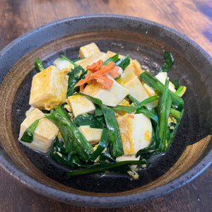 ぼだっこと豆腐のチャンプルー風炒め