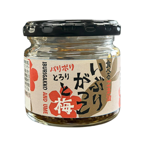 まこと農産 食べるごま油 いぶりがっこと梅 100g