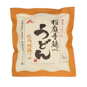 神室のめぐみ 稲庭手延べうどん 比内地鶏つゆ