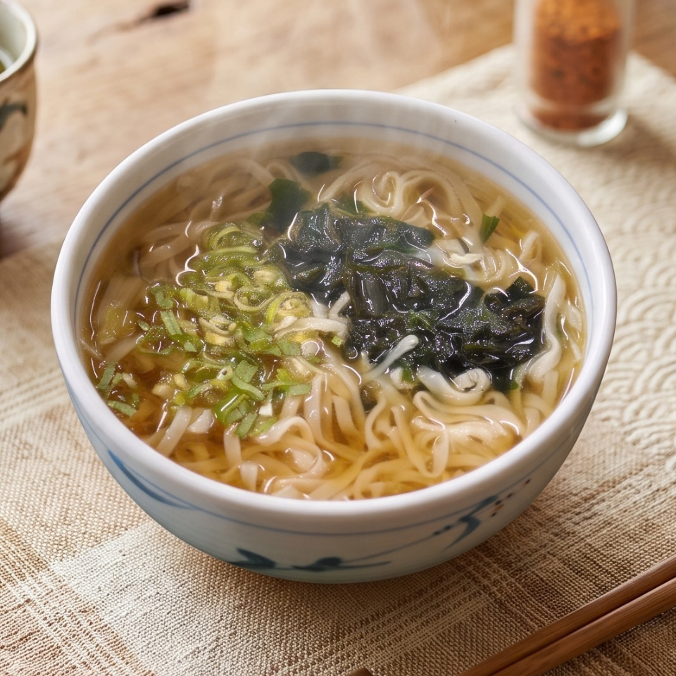 神室のめぐみ 稲庭手延べうどん 比内地鶏つゆ – Terroir to Table