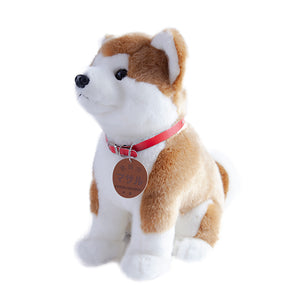 秋田犬ぬいぐるみ 座りマサル L